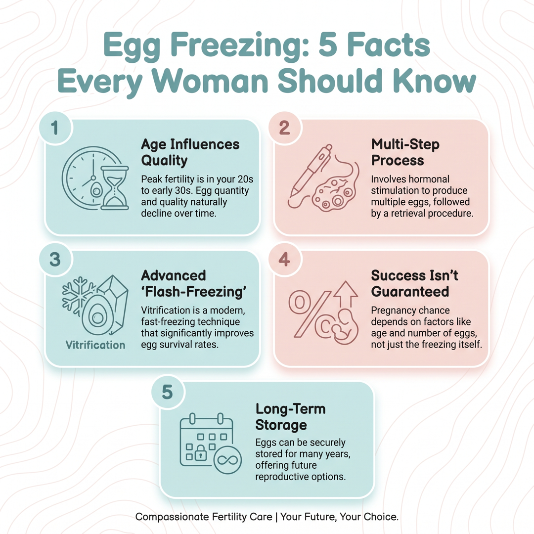 Sample infographic — Egg Freezing, Explained